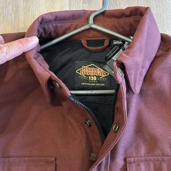 Men's 120th Anniversary Operative Riding Shirt Jacket - Rum Raisin SIZE LARGE